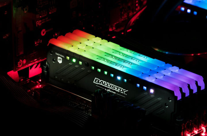 [Game] 全新 RGB LED 模組與燈效自訂功能！美光旗下 Ballistix Tactical Tracer RGB DDR4遊戲記憶體正式上市！ - 阿祥的網路筆記本