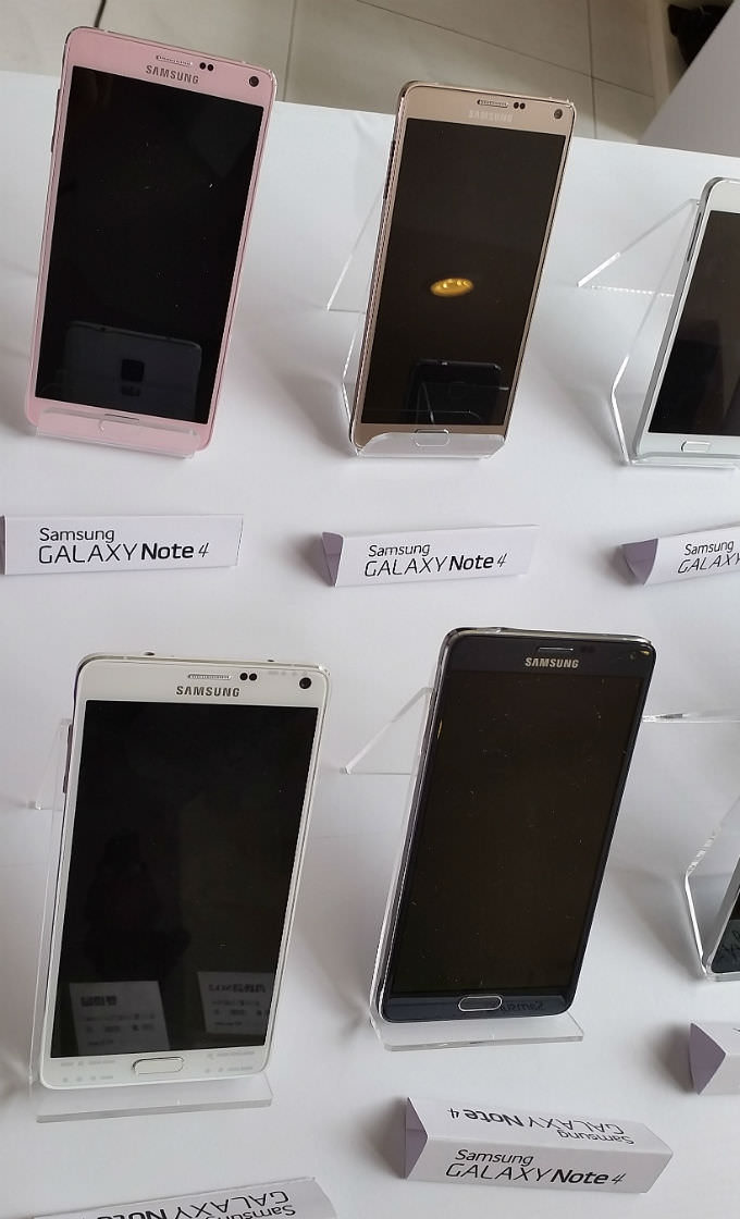 [Mobile] Samsung GALAXY Note 4 四色實機直擊！ - 阿祥的網路筆記本